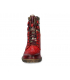 Bottines Laura Vita Gacmayo 217 rouge, boots pour femmes en cuir