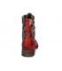 Bottines Laura Vita Gacmayo 217 rouge, boots pour femmes en cuir