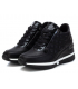 Baskets XTI 43236 noir| Sneakers compensés tige matelassée