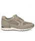 Sneakers cuir Caprice 9-23700-28 taupe, baskets femmes mode et confortable