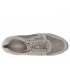 Sneakers cuir Caprice 9-23700-28 taupe, baskets femmes mode et confortable