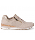 Sneakers Marco Tozzi 23781-28 taupe | Baskets petit compensé fermeture éclair