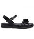 Marco Tozzi 28406-28 noire| Sandale à plateau confortable et à la mode