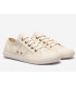 Tennis toile Opiace Lin beige, baskets basses pour femmes