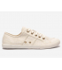 Tennis toile Opiace Lin beige, baskets basses pour femmes