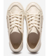 Tennis toile Opiace Lin beige, baskets basses pour femmes