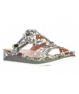 Mules cuir Laura vita Brcuelo 99 noir, nu-pieds confortables pour femmes