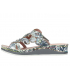 Mules cuir Laura vita Brcuelo 99 noir, nu-pieds confortables pour femmes