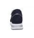 Baskets Bugatti Venice cuir bleu, sneakers femme fermeture zip