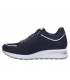 Baskets Bugatti Venice cuir bleu, sneakers femme fermeture zip