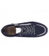 Baskets Bugatti Venice cuir bleu, sneakers femme fermeture zip