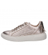 Baskets basses Bugatti Groove doré, sneakers cuir pour femmes réf: 432-A2S07
