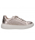 Baskets basses Bugatti Groove doré, sneakers cuir pour femmes réf: 432-A2S07