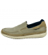 Mocassin Bugatti Marz beige, chaussures textile semelle EVA