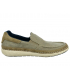 Mocassin Bugatti Marz beige, chaussures textile semelle EVA