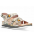 Laura Vita Brcuelo 0621 rose, sandales velcros pour pieds sensibles