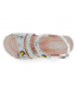 Laura Vita Brcuelo 0621 rose, sandales velcros pour pieds sensibles