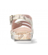 Laura Vita Brcuelo 0621 rose, sandales velcros pour pieds sensibles