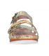 Laura Vita Brcuelo 0621 beige, sandales velcros pour pieds sensibles
