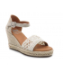 Sandale Xti 44294 beige, espadrille compensé pour femmes