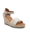 Sandale Xti 44294 beige, espadrille compensé pour femmes
