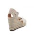 Sandale Xti 44294 beige, espadrille compensé pour femmes