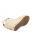 Sandale Xti 44294 beige, espadrille compensé pour femmes