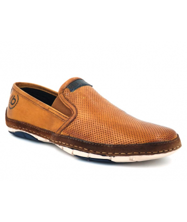 Mocassins Sandstone 321A7P60 cognac, chaussures confortables pour hommes