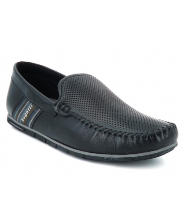 Mocassin Bugatti Chesley 321A2X68 noir pour hommes