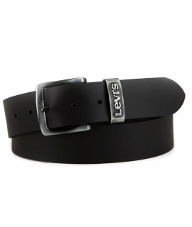 Ceinture en cuir noir Lévi's Pilchuck 227080