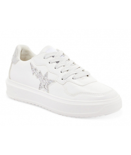 Tennis basses Kaporal Harlow blanc, baskets basses pour femmes