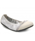 Ballerine Chattawak Caprice ivoire gris, nouveauté chaussures femmes