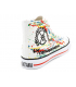 Chattawak Denvers Art , baskets toile haute imprimé fantaisie