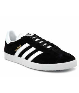 Adidas Gazelle BB5476 noir, baskets hommes dessus cuir