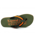 Tongs mode Kaporal Derala kaki et orange pour homme