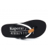 Tongs Kaporal Derala noire pour homme