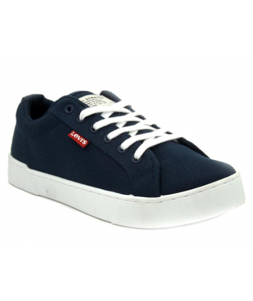 Baskets basses Lévi's Malibu 2.0 en toile couleur marine 