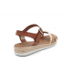 Carla Tortosa 12210 camel, nu pieds pour femmes confortables