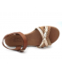 Carla Tortosa 12210 camel, nu pieds pour femmes confortables