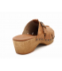 Sabots en cuir Carla Tortosa 79296 camel, semelle confort