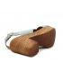 Sandale Kaola 364 bleu pastel, compensé cuir confortable pour femmes