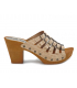 Sabots Carla Tortosa 80297 beige, tige cuir et bloc anatomique