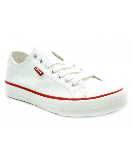 Tennis toile Levi's Hernandez S blanc, baskets style Converse