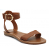 Nu pieds Chattawak Sabine couleur camel, sandale bride cheville pour femmes