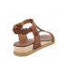 Nu pieds compensé cordes Chattawak Sara camel bride Salomé bijou