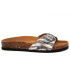 Mule Chattawak Opaline semelle anatomique couleur gris effet zèbre