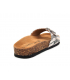 Mule Chattawak Opaline semelle anatomique couleur gris effet zèbre