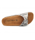 Mule Chattawak Opaline semelle anatomique couleur gris effet zèbre