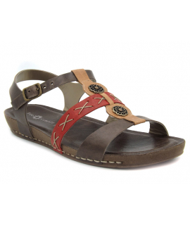 Sandale Fée Céleste Sampa marron, nouvelle collection chaussures femmes fabriquées au Brézil
