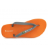 Tongs Copacabana 82788 Brasil AD orange et gris , fabriquées au Brésil